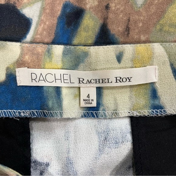 RACHEL Rachel Roy Skirt Size 4 Blue Printed Hardware-Detail Envelope Pencil - Picture 12 of 14